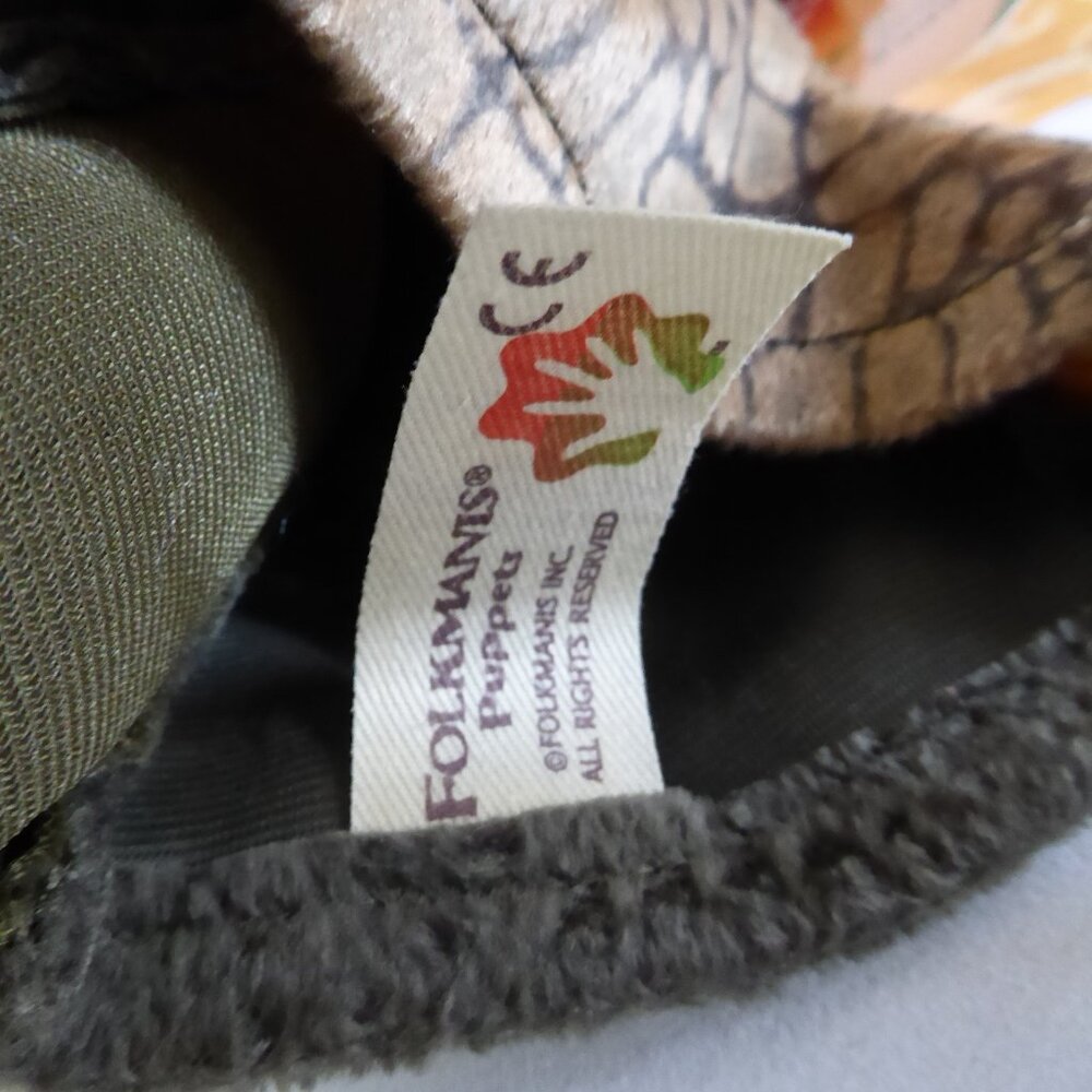 FOLKMANIS BRAND CROCODILE ALLIGATOR HAND PUPPET (NEW WITH TAGS) - Picture 13 of 16